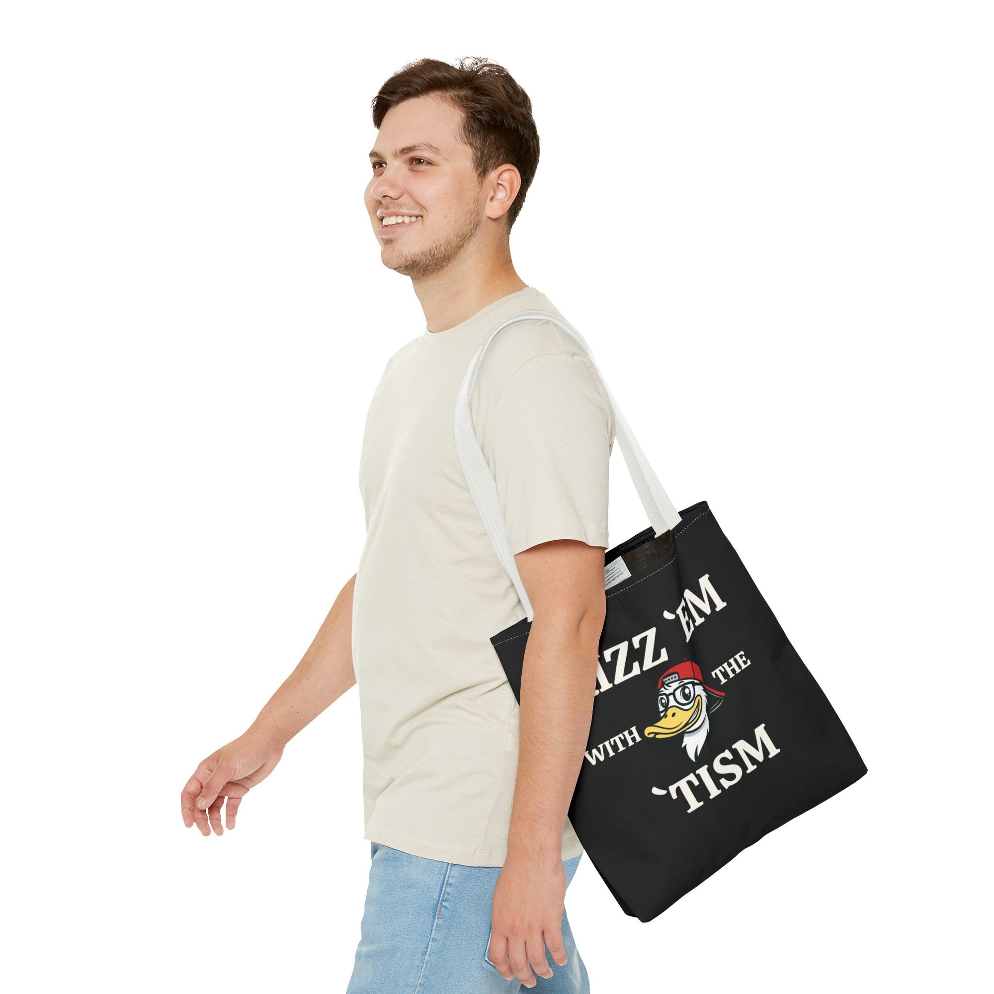 Rizz 'Em With the Tism Tote – Unfiltered. Unbothered. Unmatched.