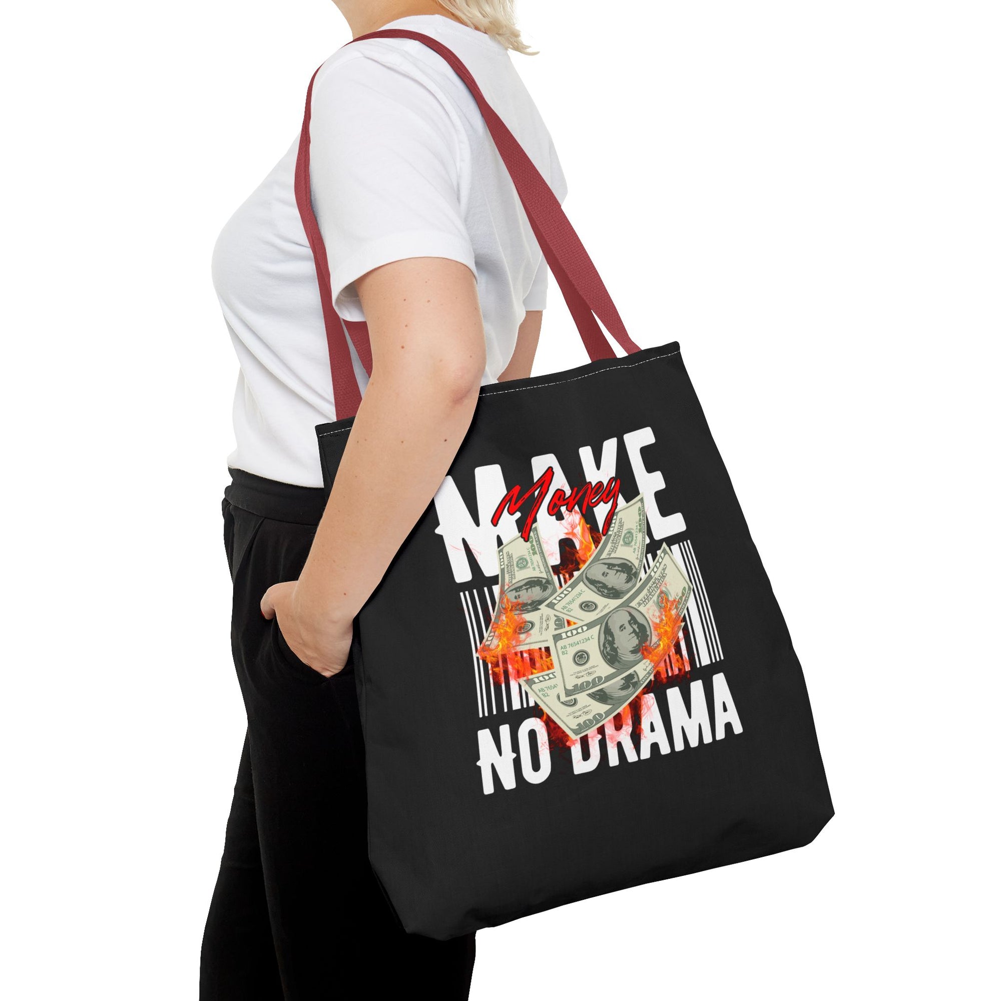 Make Money, No Drama Tote – Secure the Bag, Skip the Noise