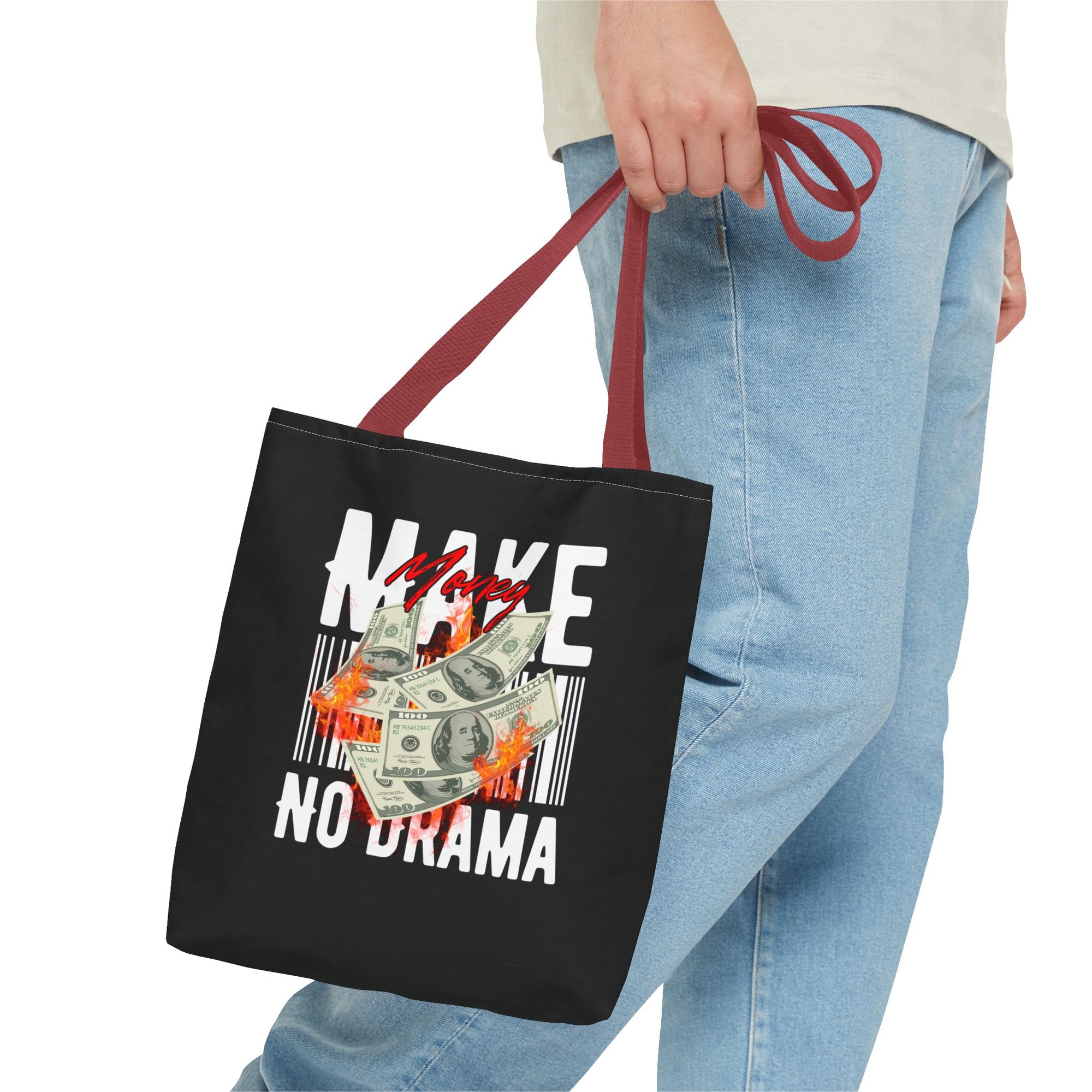Make Money, No Drama Tote – Secure the Bag, Skip the Noise