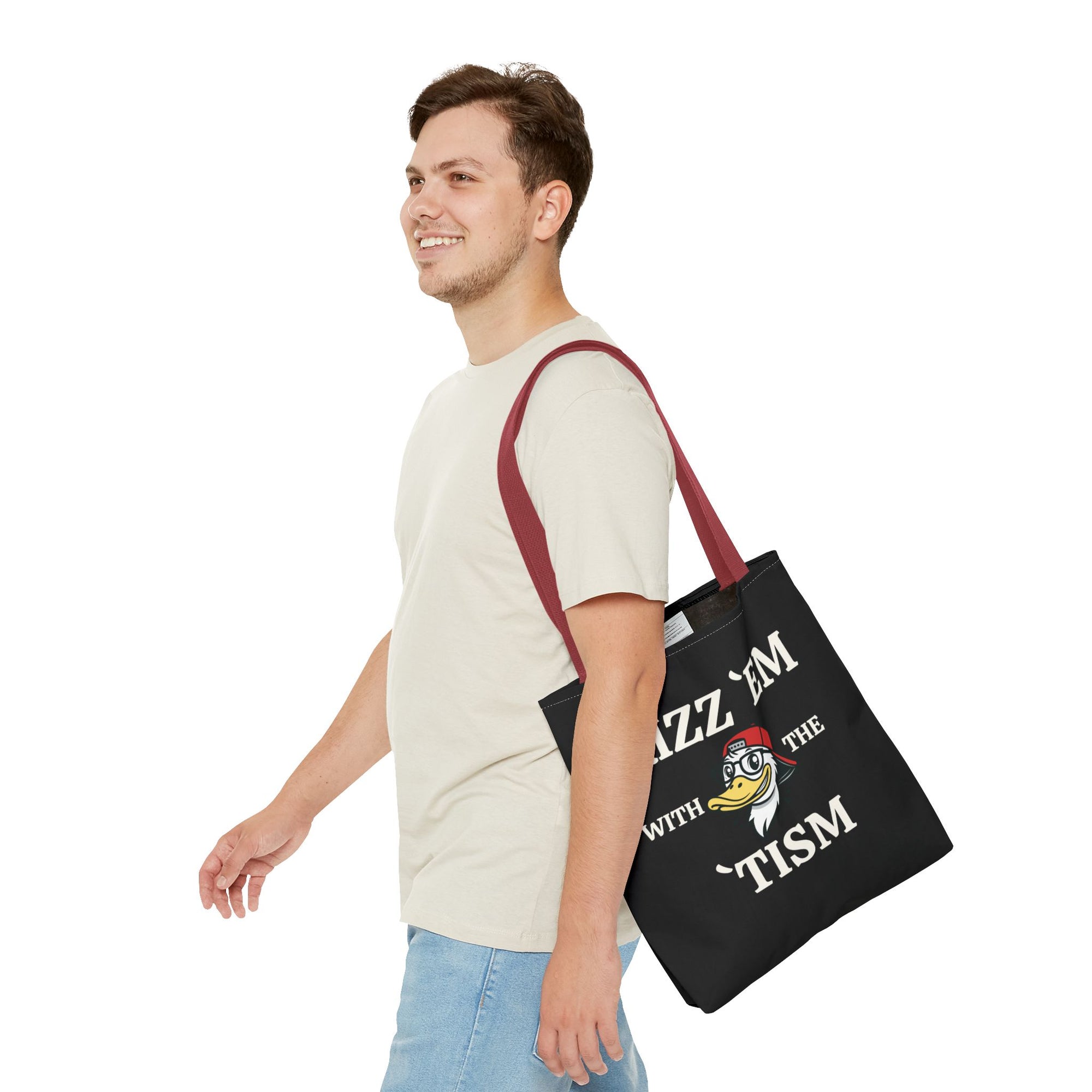 Rizz 'Em With the Tism Tote – Unfiltered. Unbothered. Unmatched.