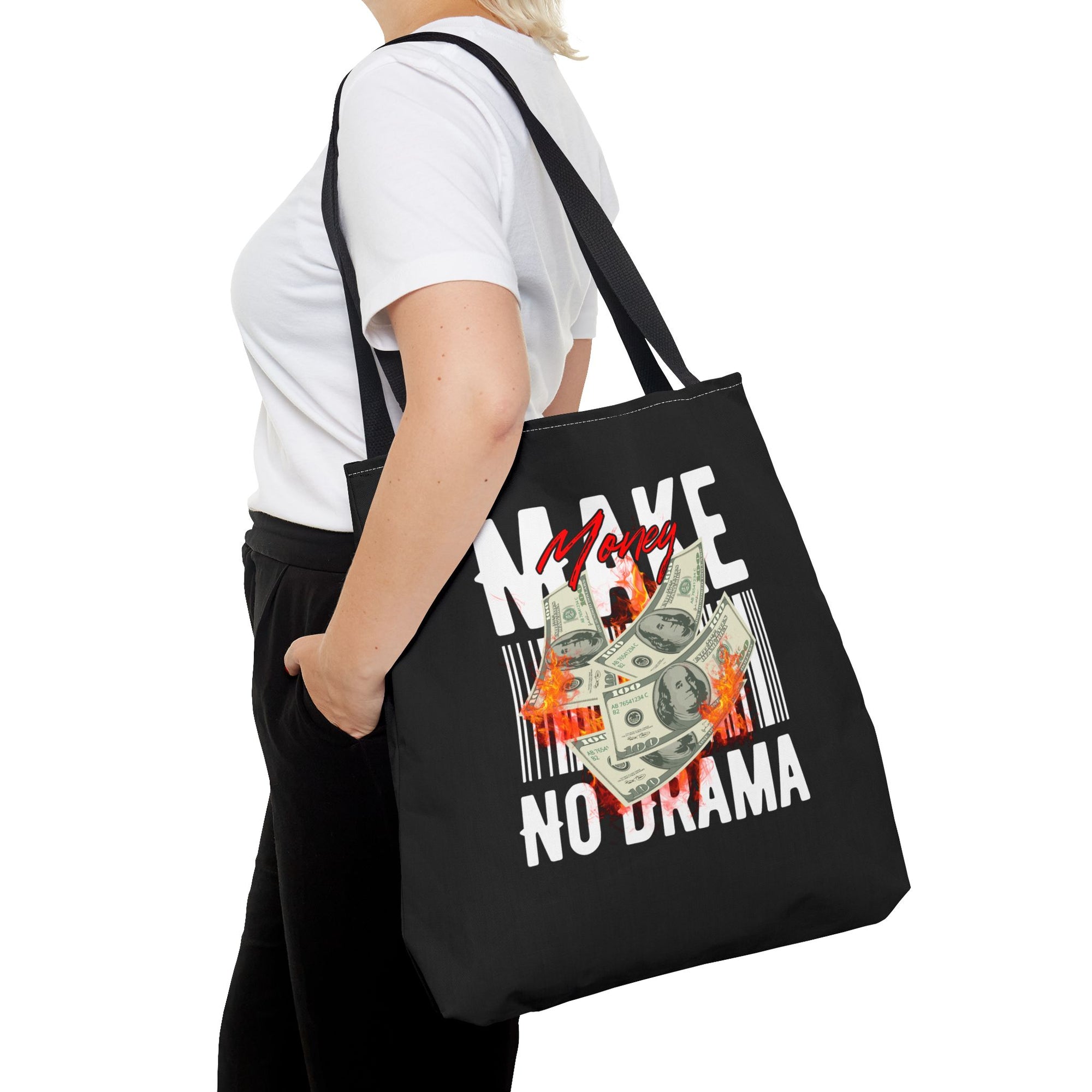 Make Money, No Drama Tote – Secure the Bag, Skip the Noise