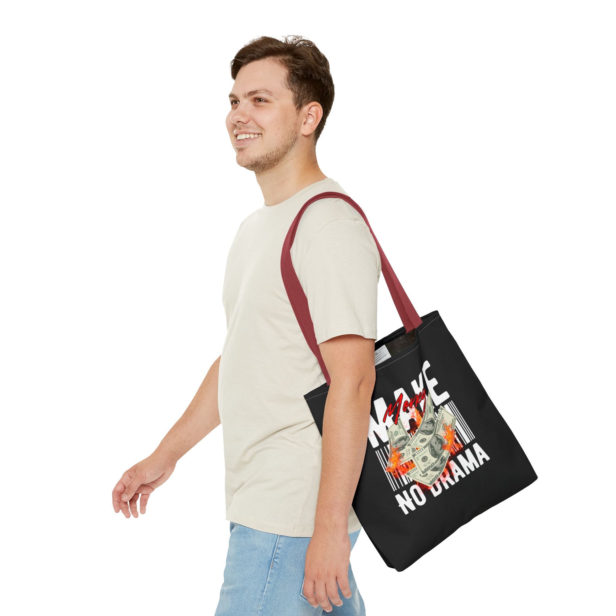 Make Money, No Drama Tote – Secure the Bag, Skip the Noise
