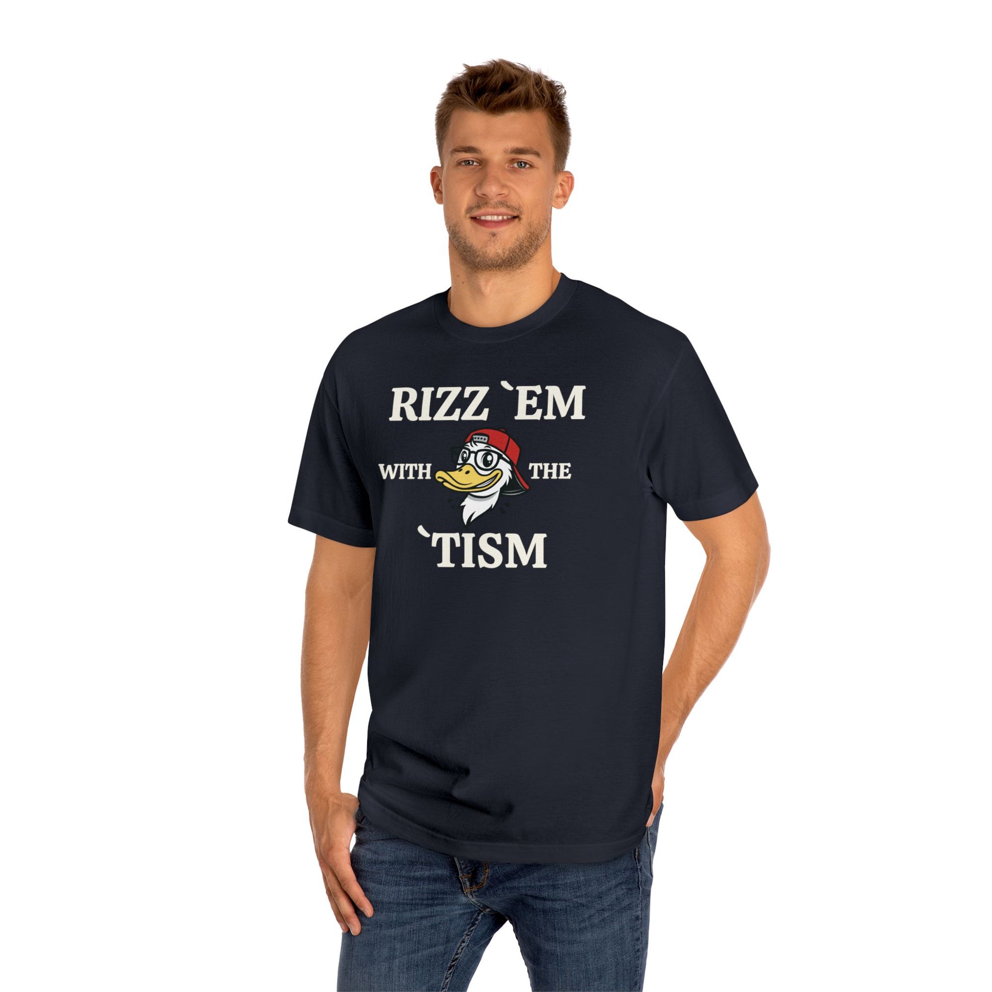 Rizz ’Em with the Tism Tee – Bold Talk. Smooth Fit.