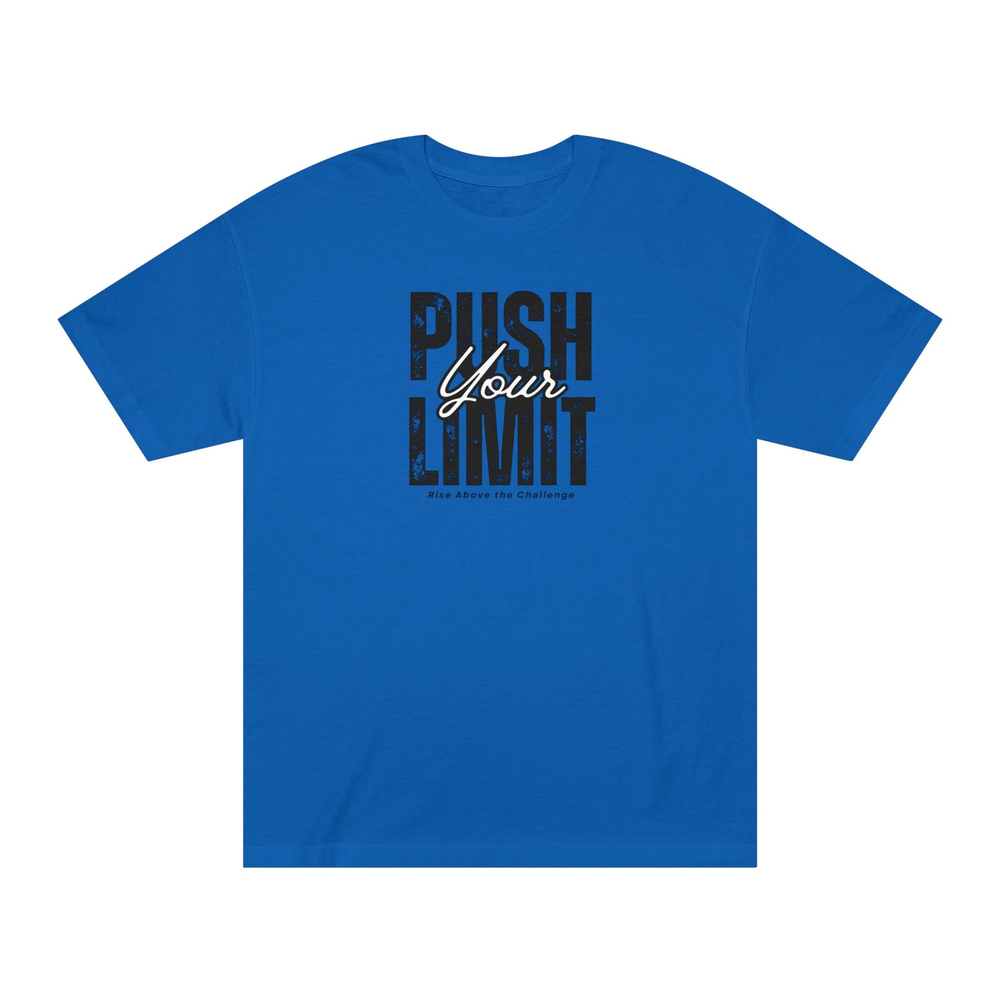 Motivational Unisex Tee - "Push Your Limit" - Fitness Apparel, Gym Shirt, Workout Gift, Inspirational Clothing, Casual Wear