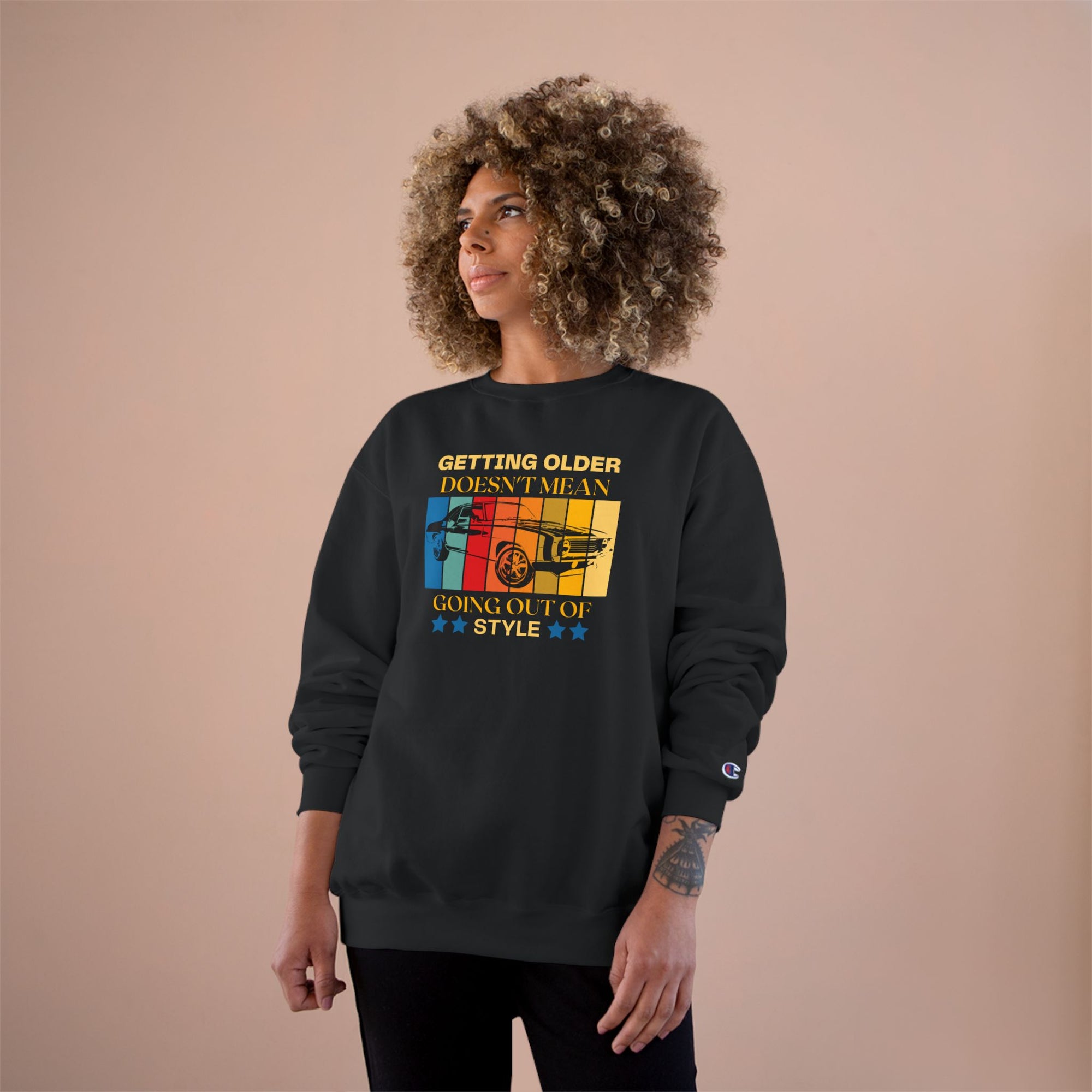 Timeless Drive Sweatshirt – Getting Older, Staying Iconic