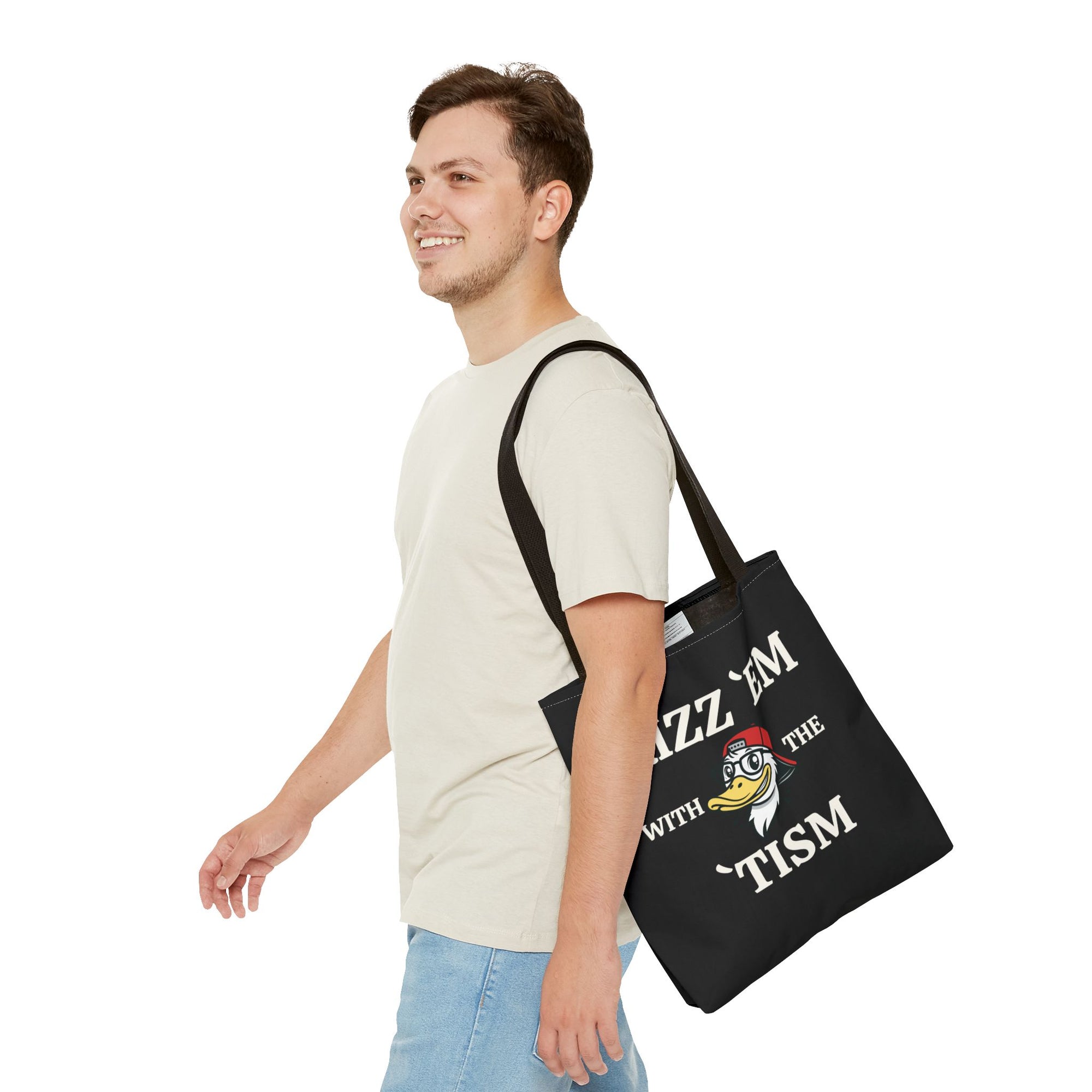 Rizz 'Em With the Tism Tote – Unfiltered. Unbothered. Unmatched.
