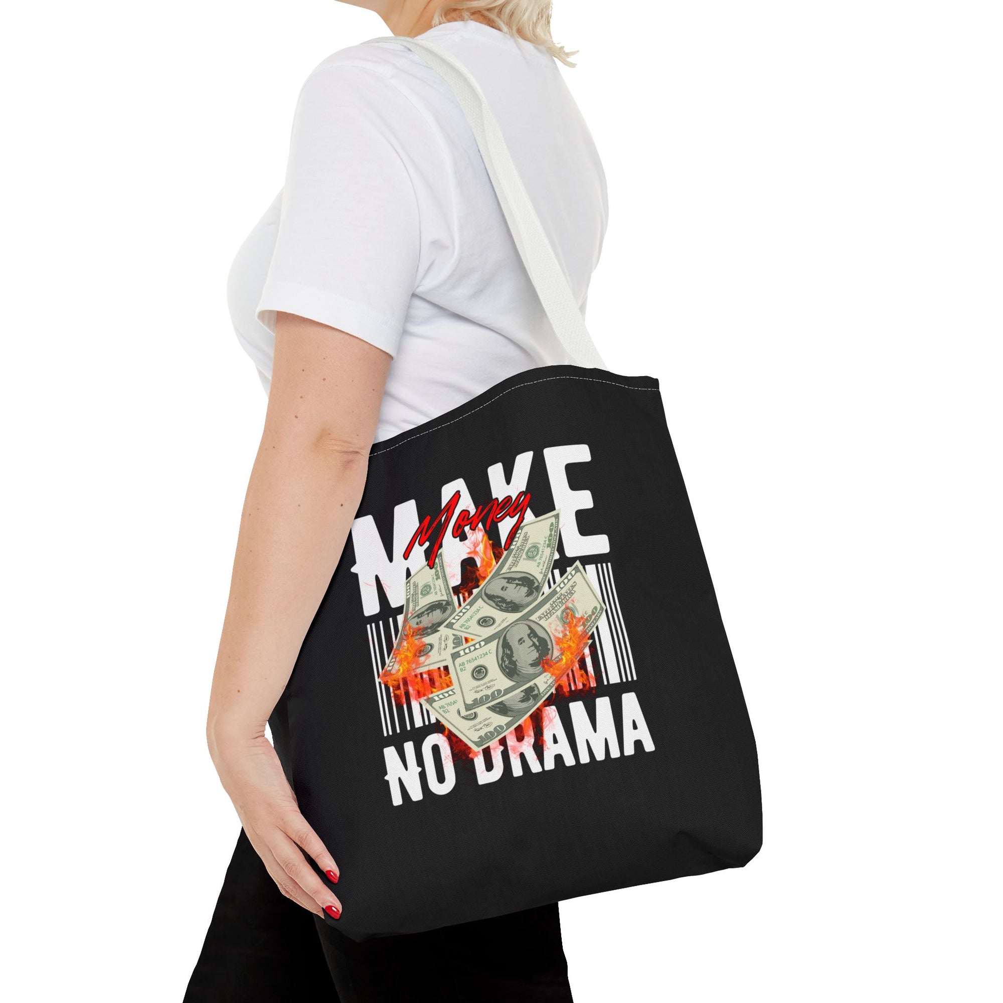 Make Money, No Drama Tote – Secure the Bag, Skip the Noise