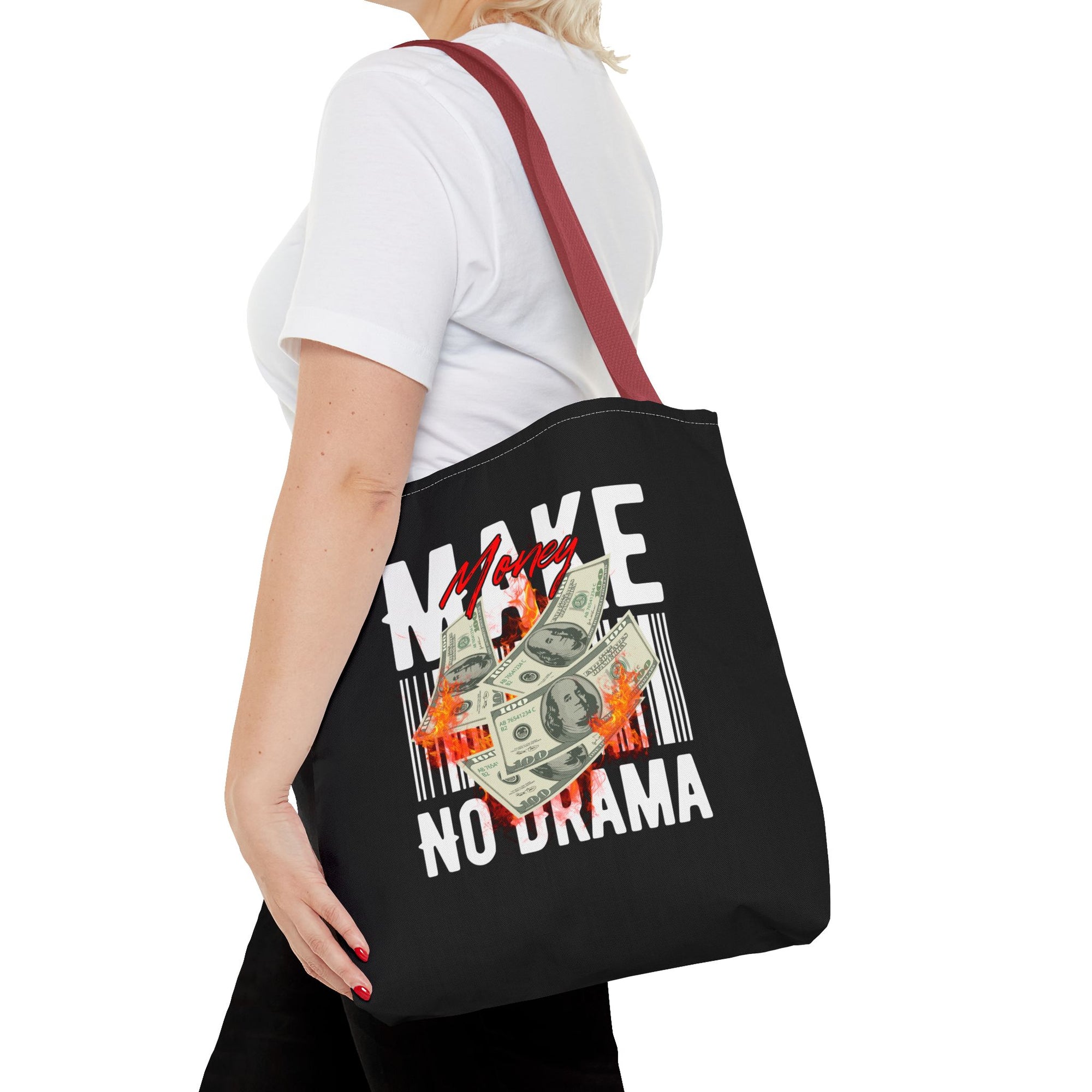 Make Money, No Drama Tote – Secure the Bag, Skip the Noise