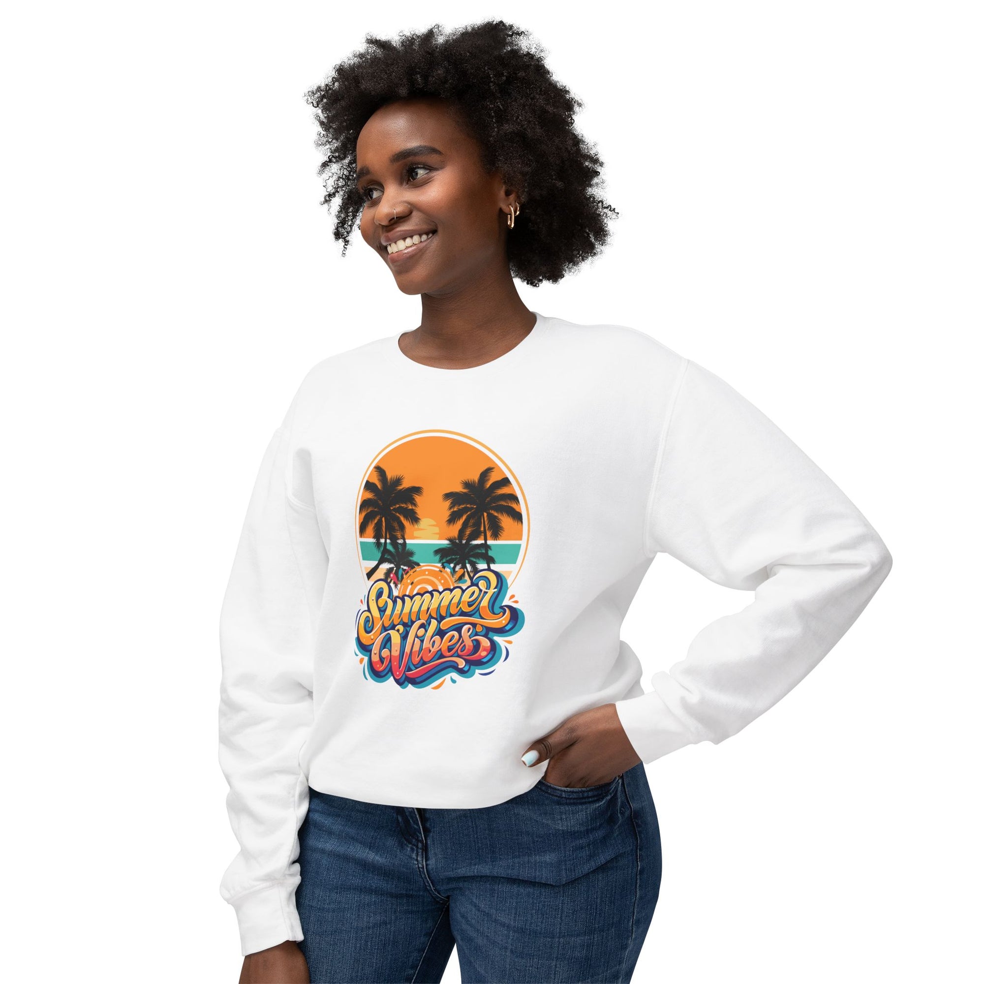 Summer Vibes Sweatshirt – Chill Days. Bright Feels.