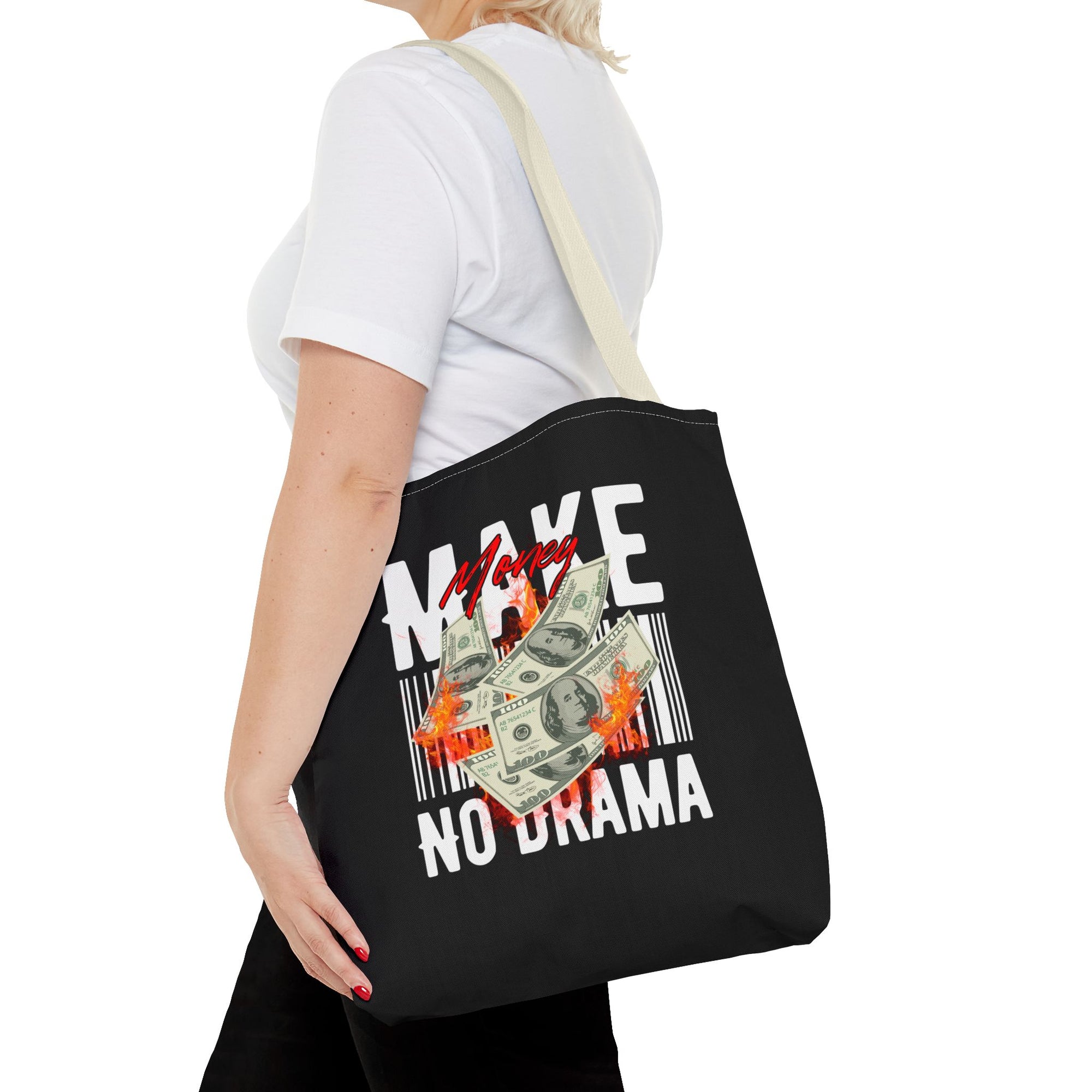 Make Money, No Drama Tote – Secure the Bag, Skip the Noise