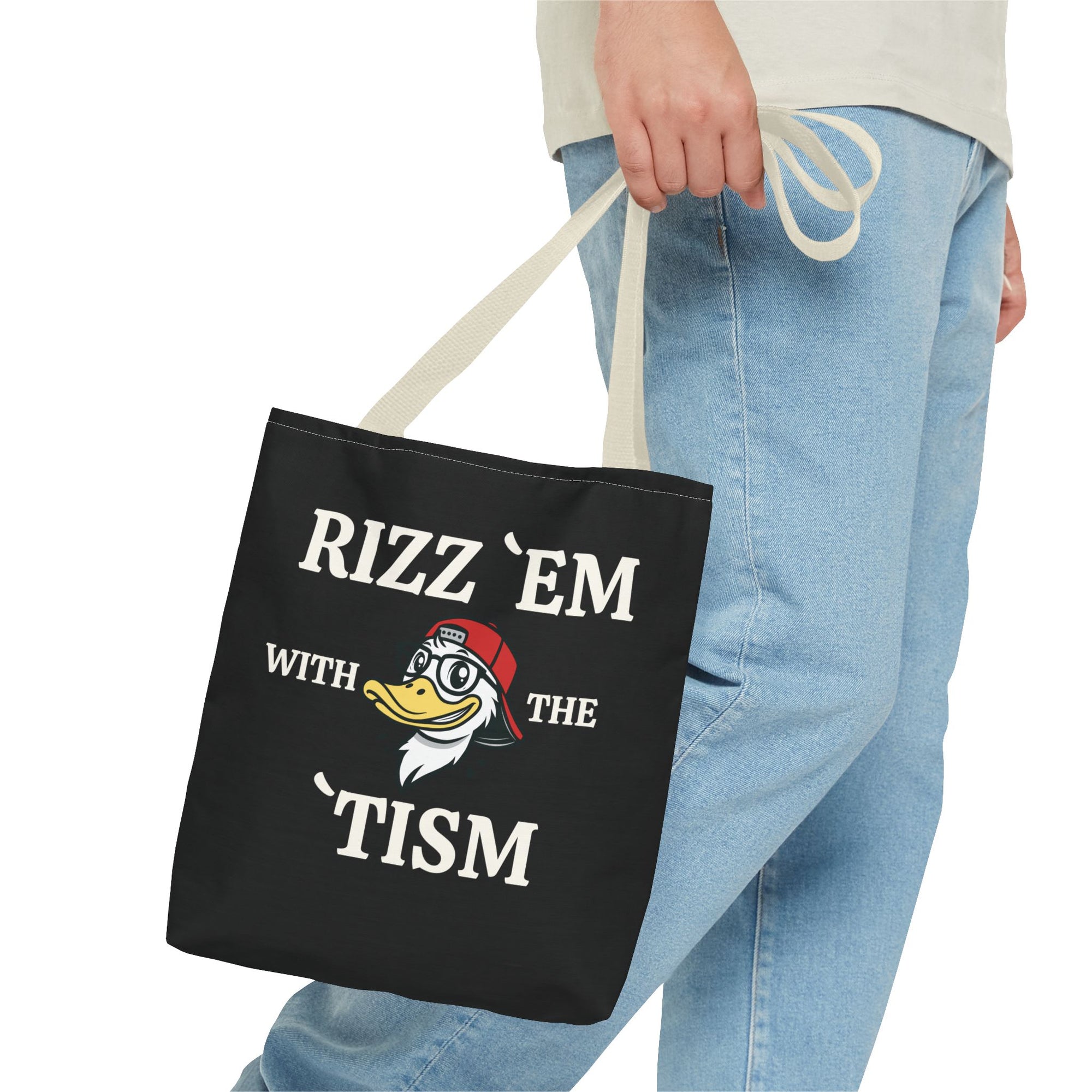 Rizz 'Em With the Tism Tote – Unfiltered. Unbothered. Unmatched.