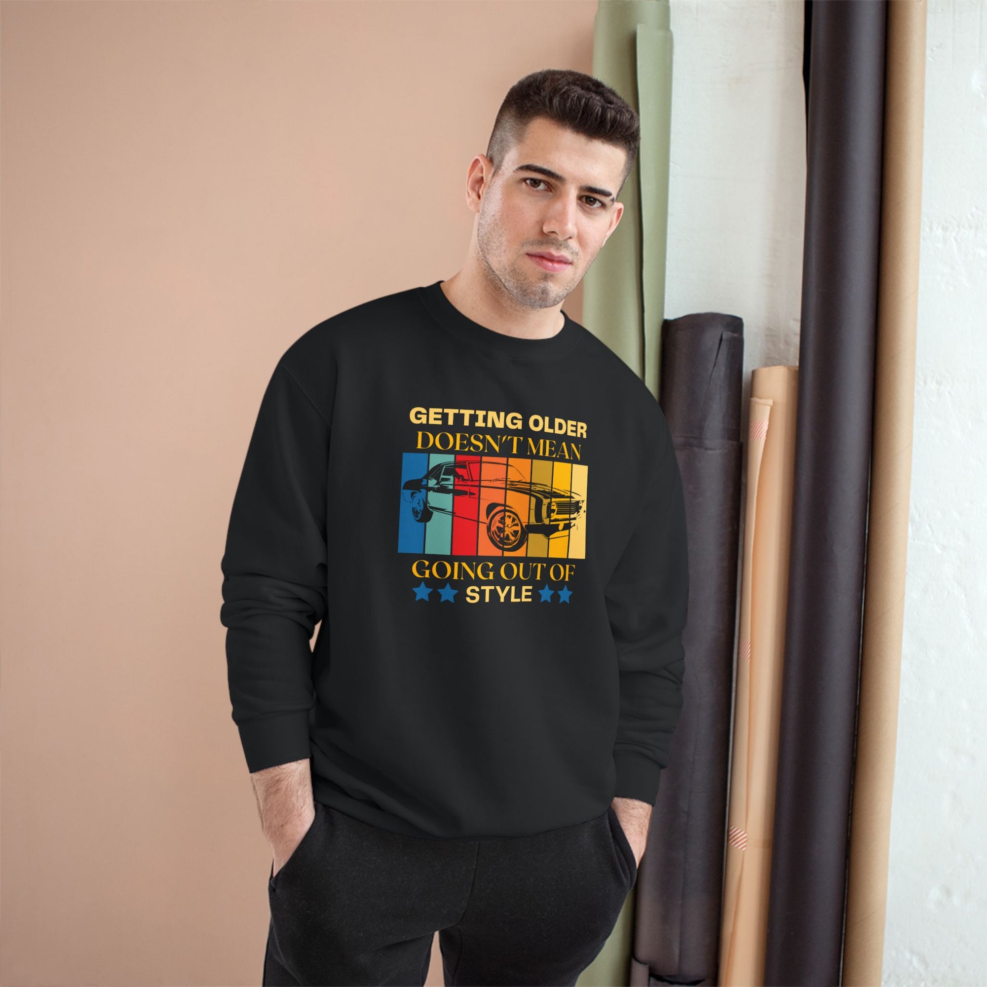 Timeless Drive Sweatshirt – Getting Older, Staying Iconic