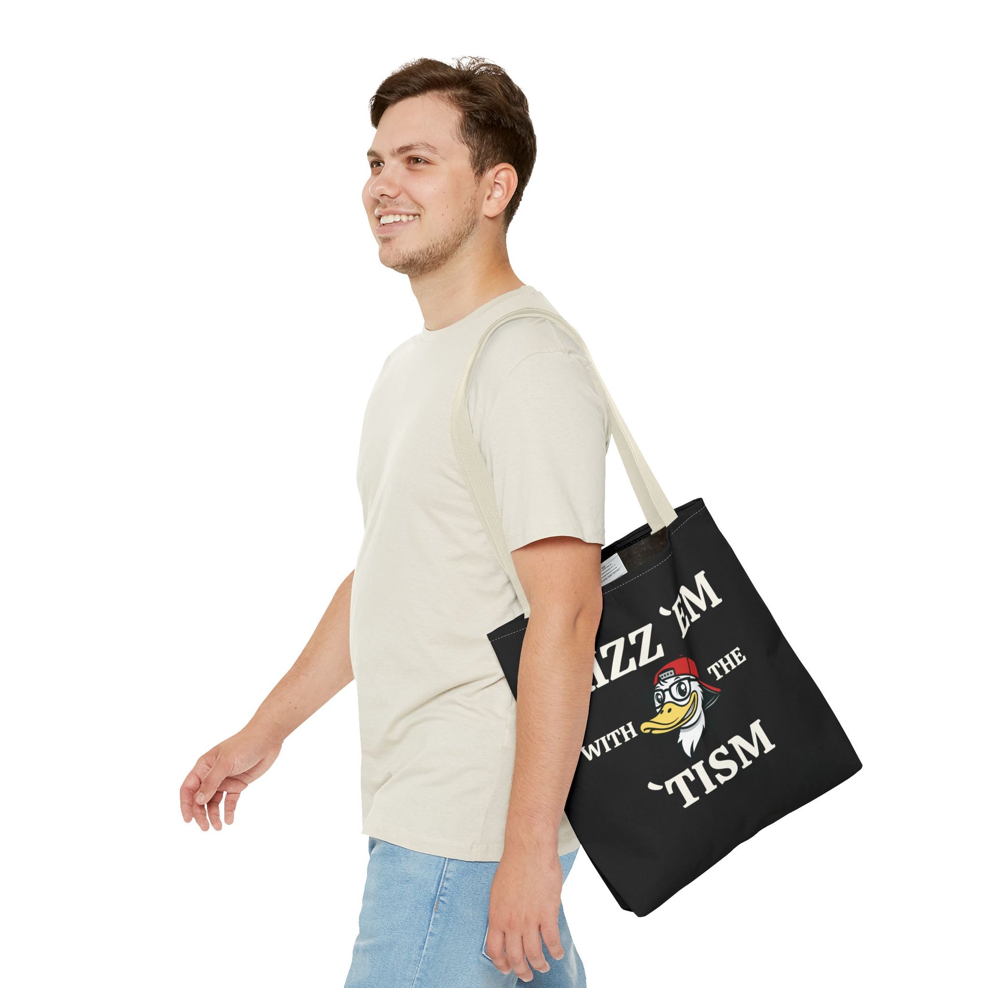 Rizz 'Em With the Tism Tote – Unfiltered. Unbothered. Unmatched.