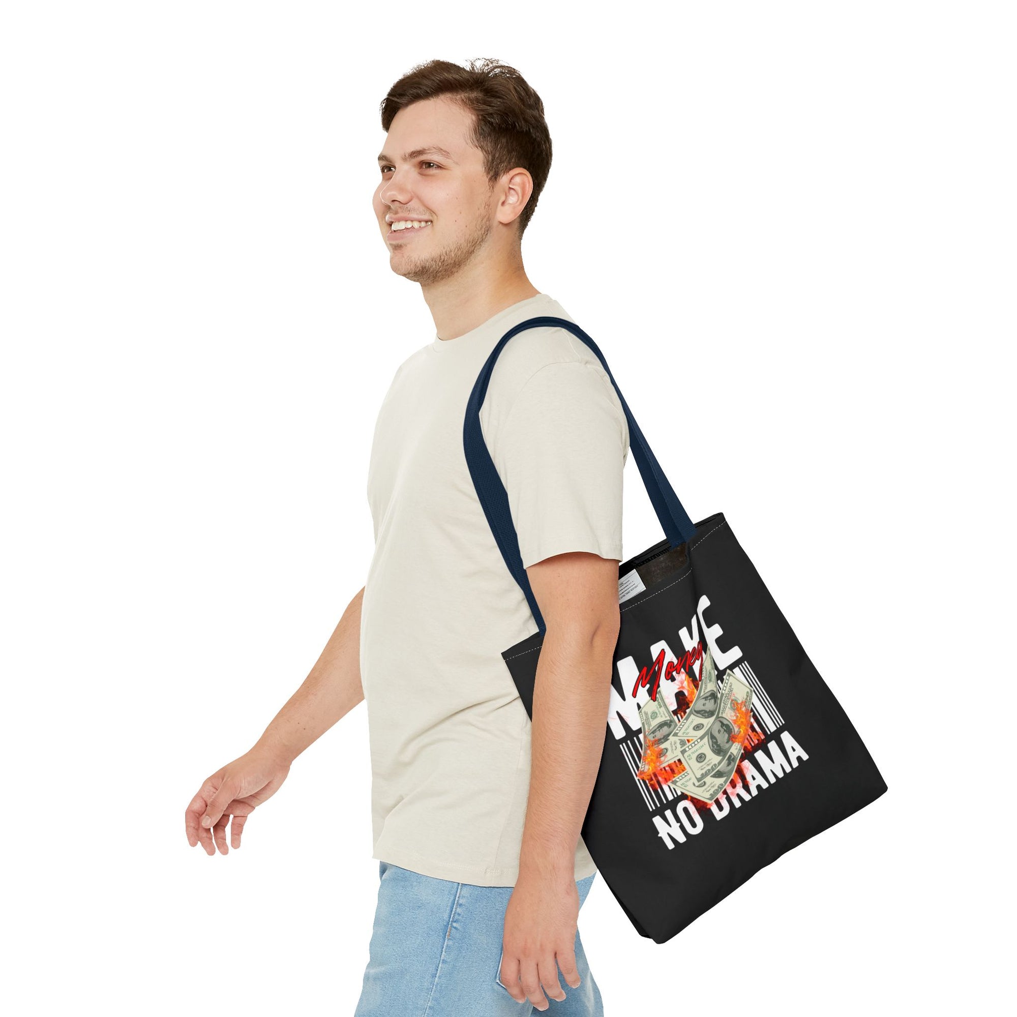 Make Money, No Drama Tote – Secure the Bag, Skip the Noise