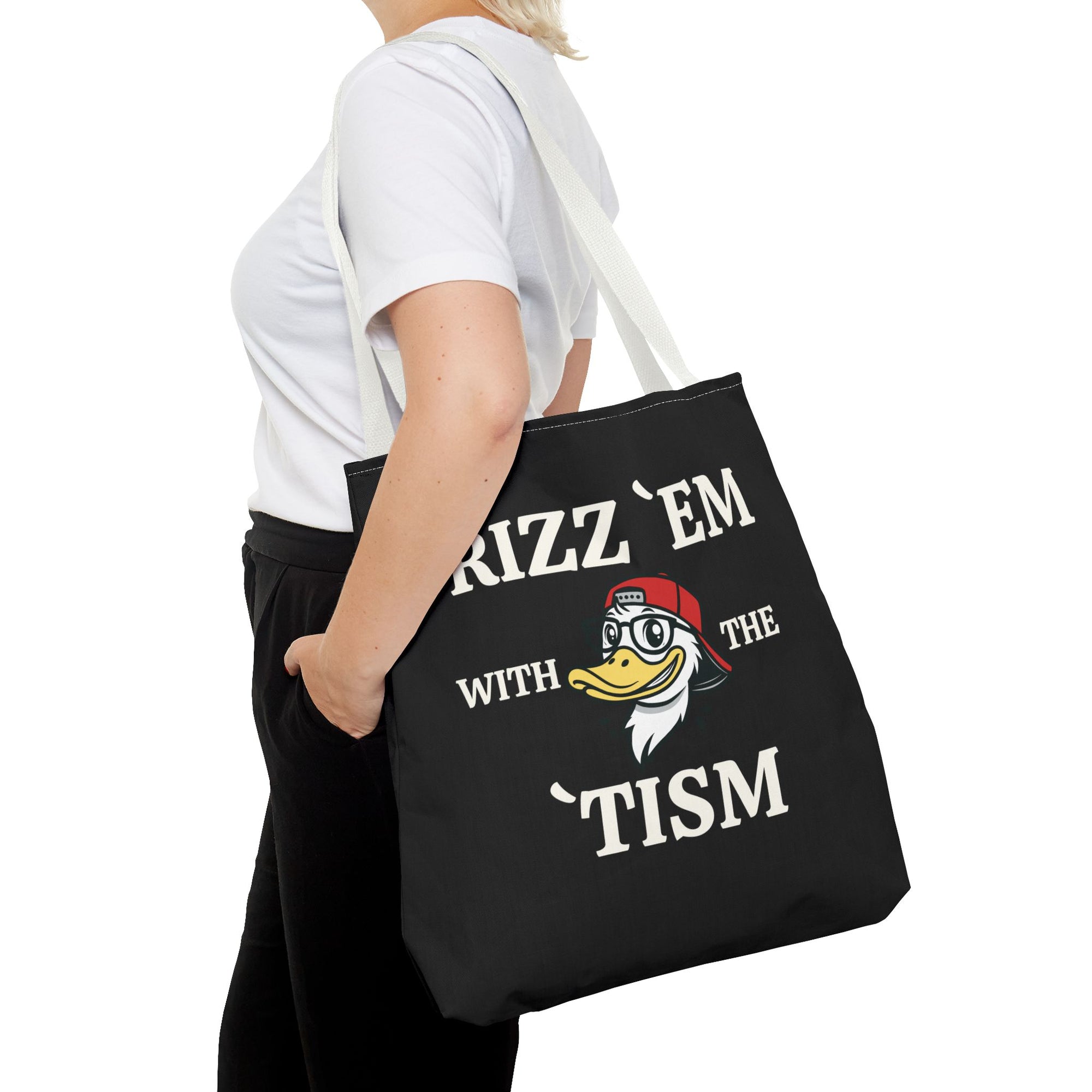 Rizz 'Em With the Tism Tote – Unfiltered. Unbothered. Unmatched.