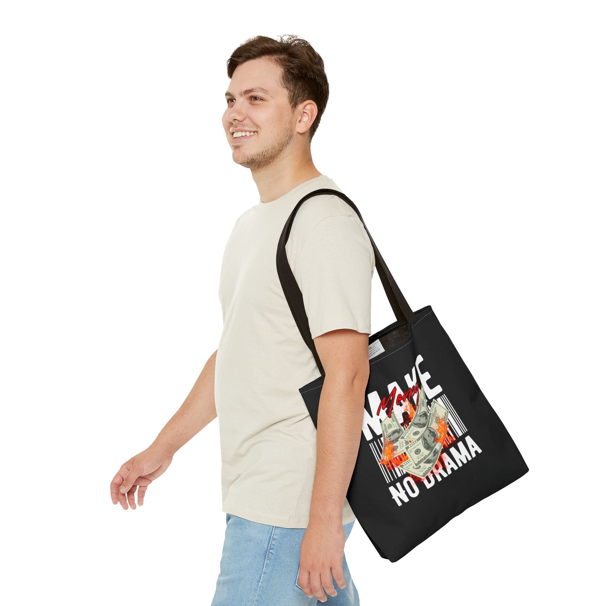 Make Money, No Drama Tote – Secure the Bag, Skip the Noise