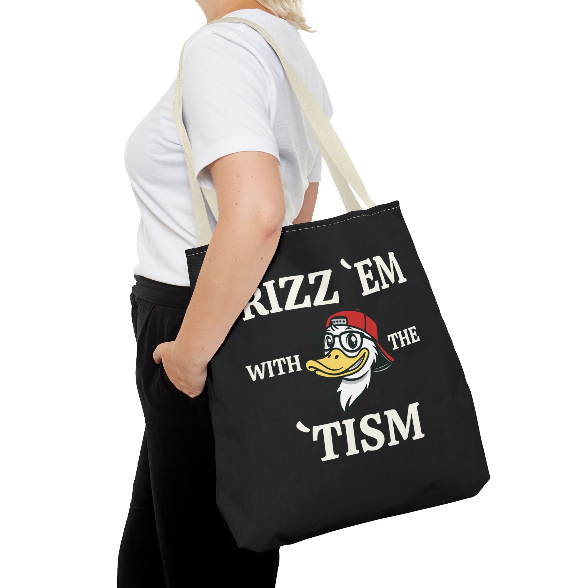 Rizz 'Em With the Tism Tote – Unfiltered. Unbothered. Unmatched.