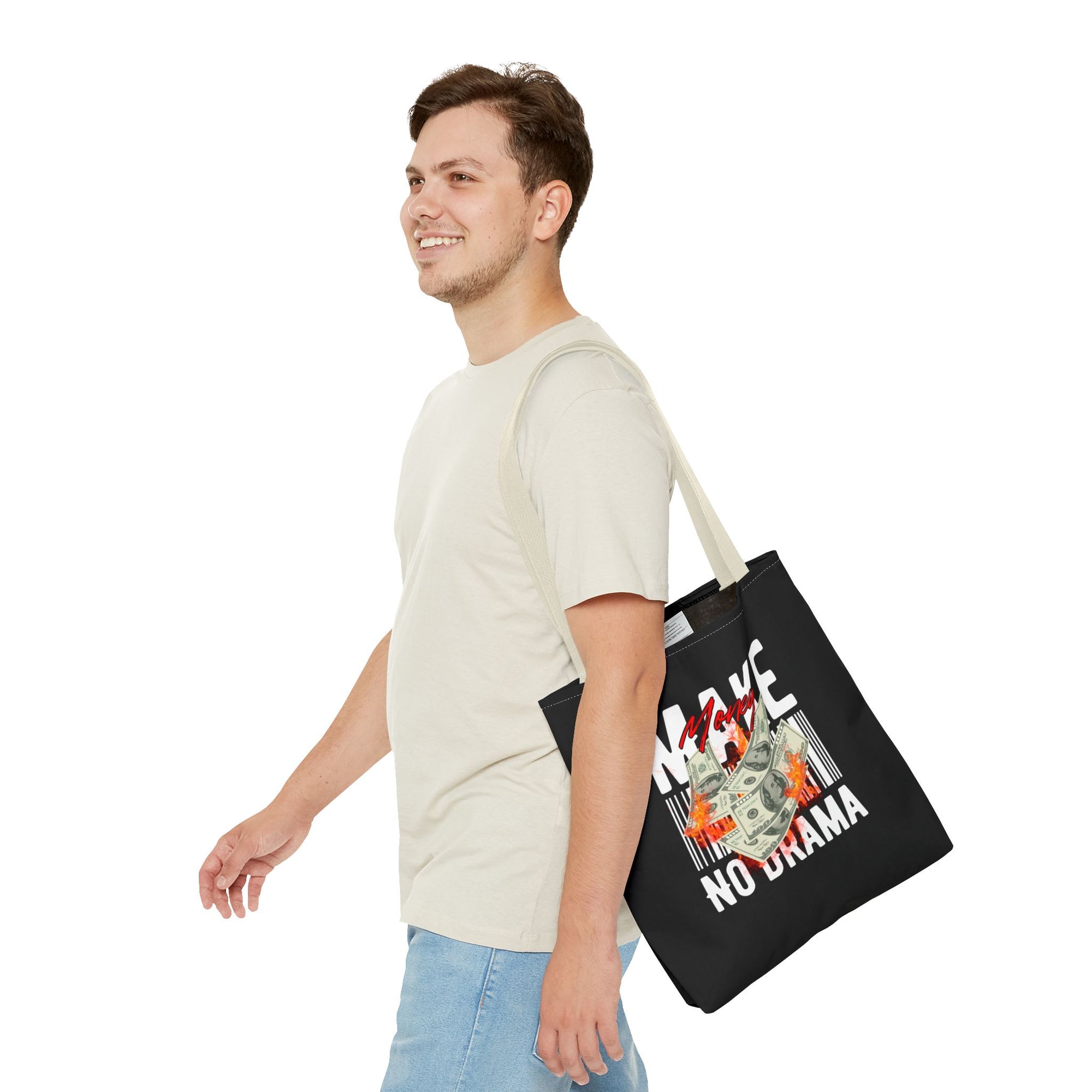 Make Money, No Drama Tote – Secure the Bag, Skip the Noise
