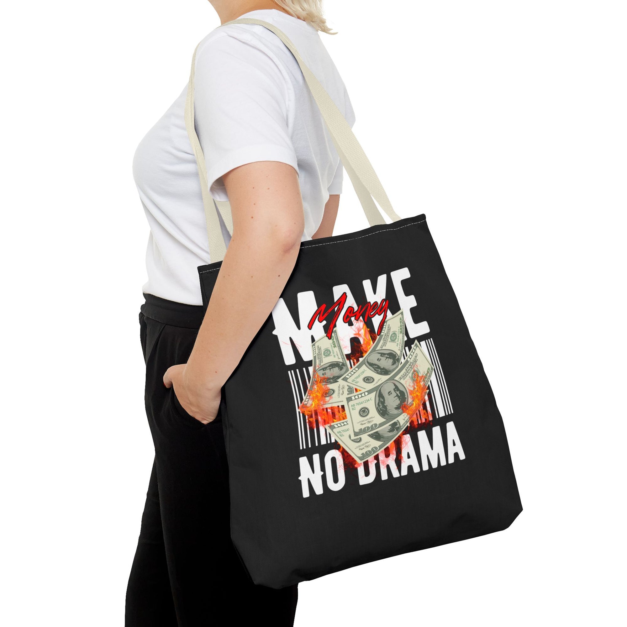 Make Money, No Drama Tote – Secure the Bag, Skip the Noise