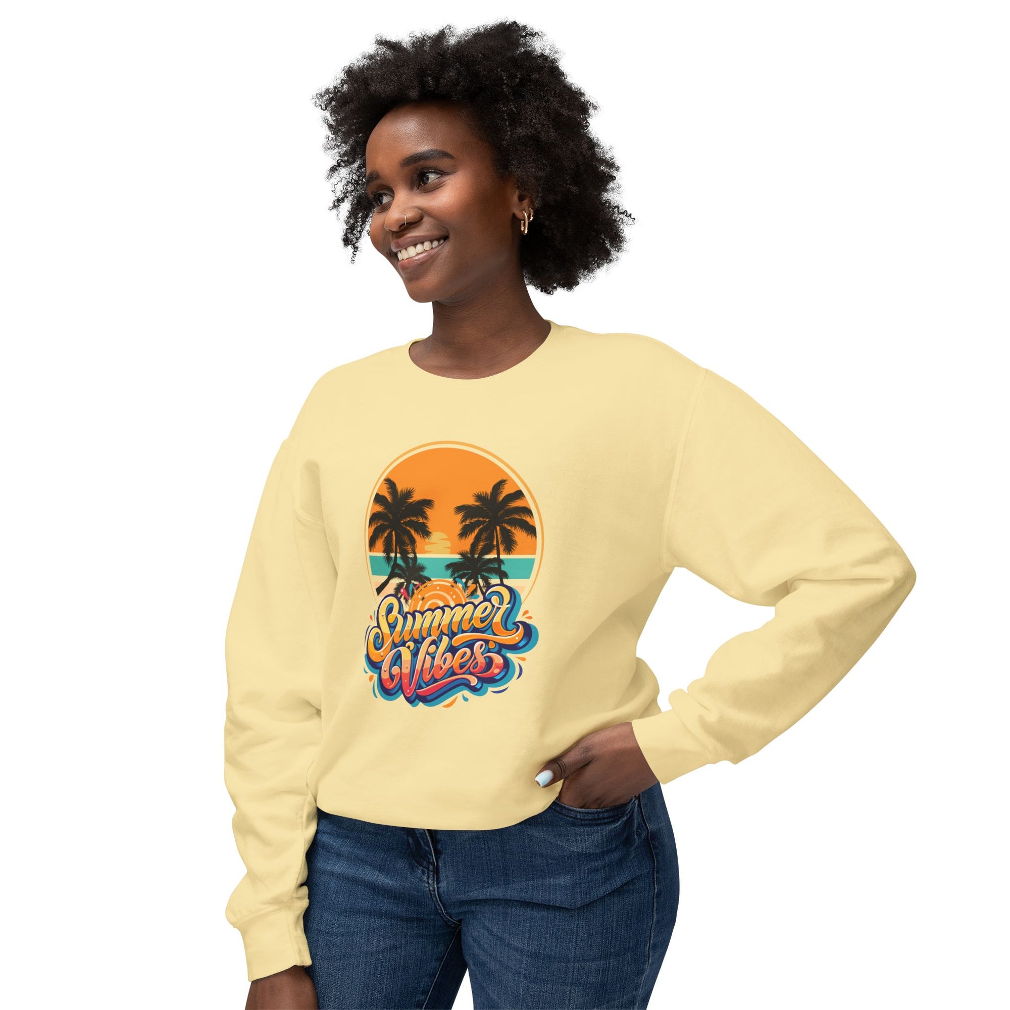 Summer Vibes Sweatshirt – Chill Days. Bright Feels.