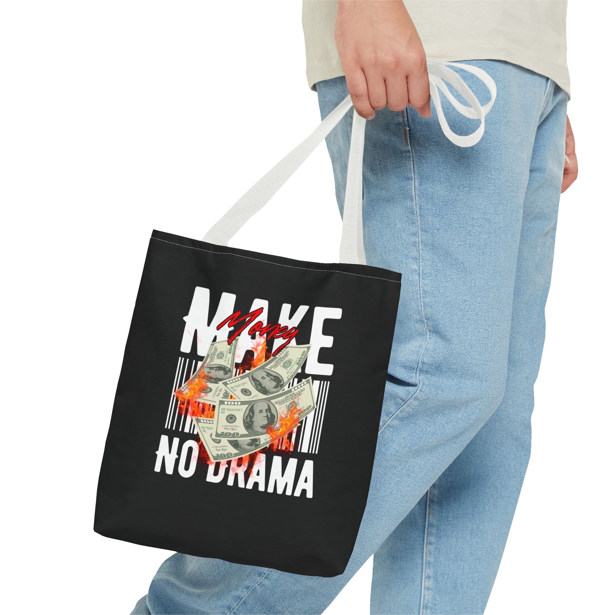 Make Money, No Drama Tote – Secure the Bag, Skip the Noise
