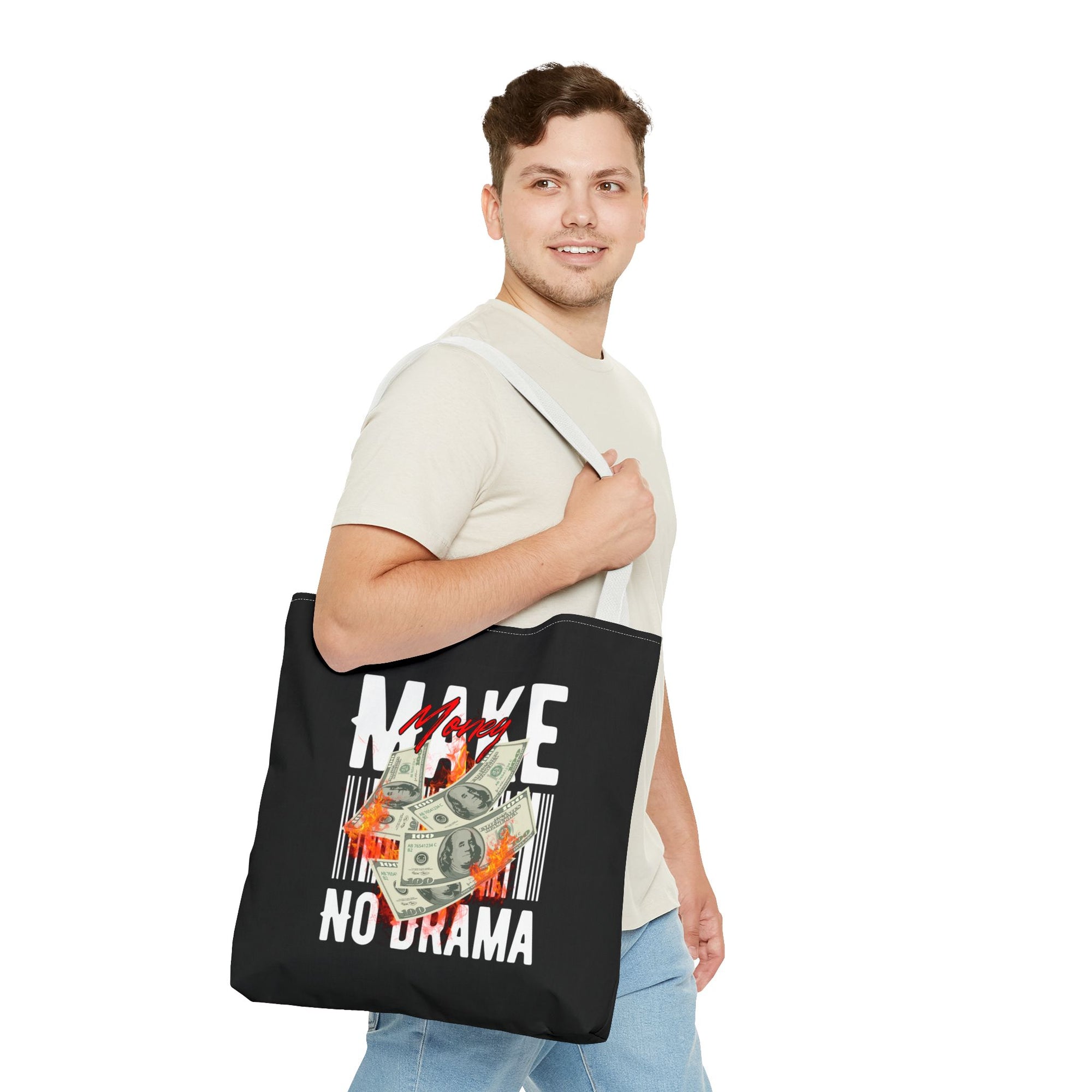 Make Money, No Drama Tote – Secure the Bag, Skip the Noise