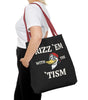 Rizz 'Em With the Tism Tote – Unfiltered. Unbothered. Unmatched.
