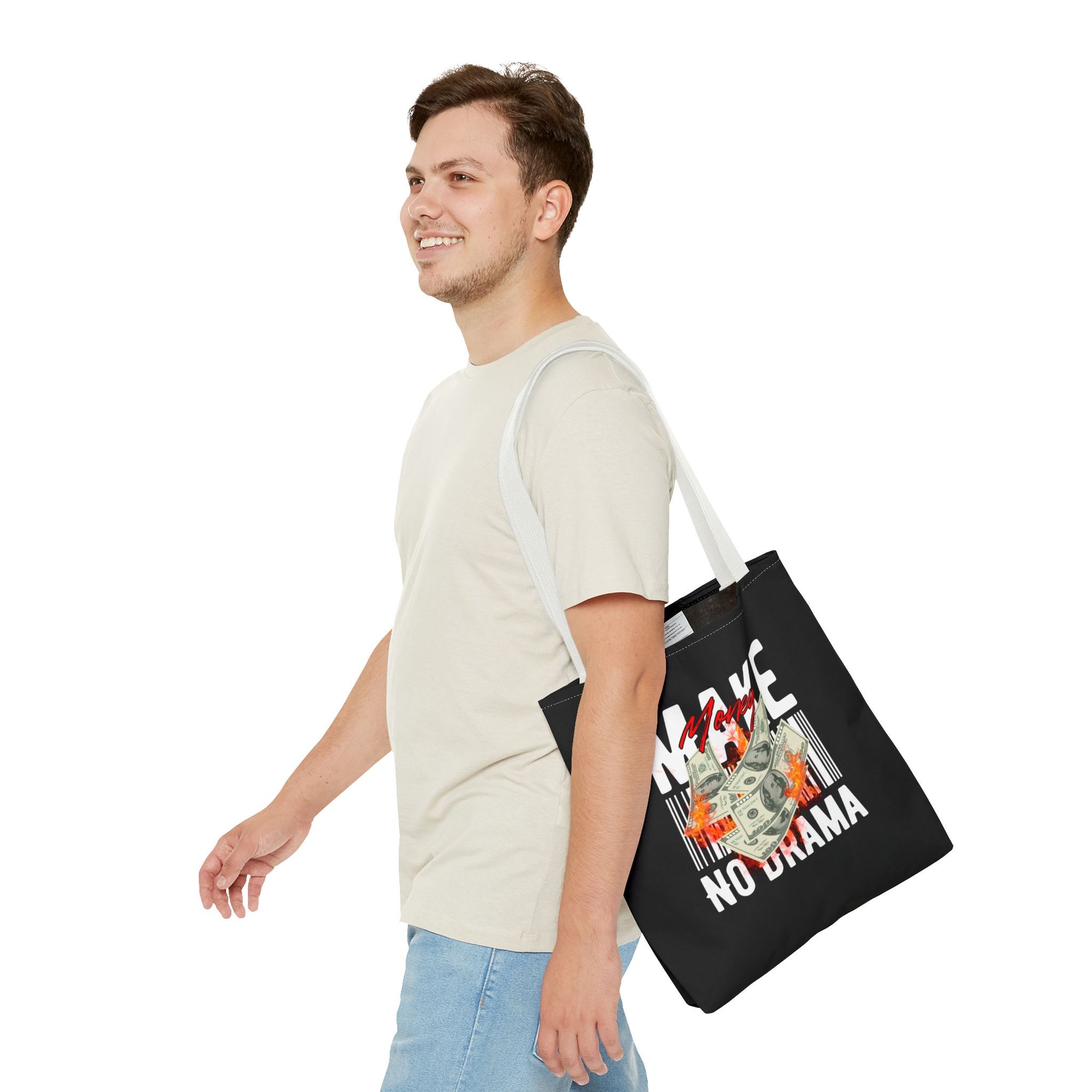 Make Money, No Drama Tote – Secure the Bag, Skip the Noise