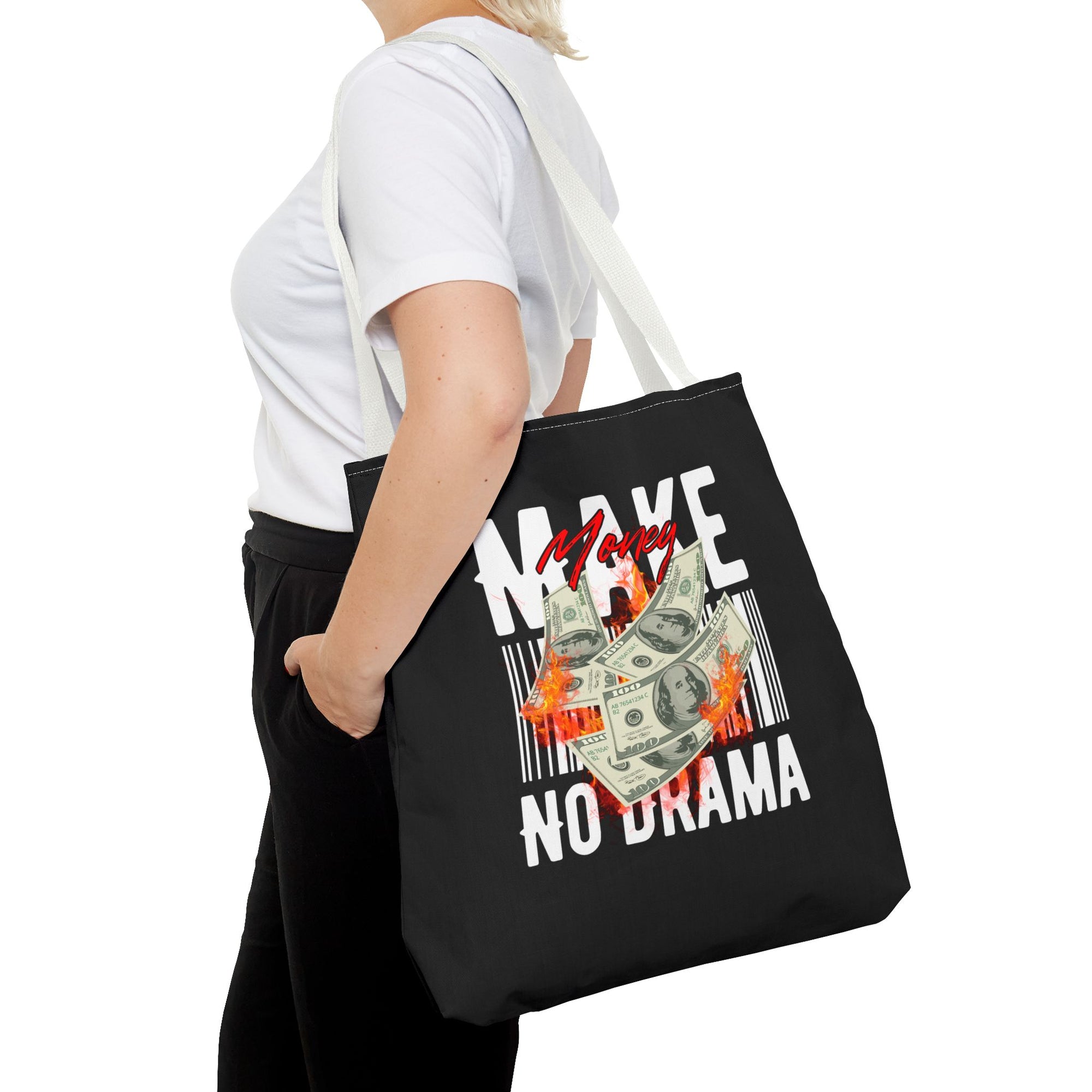 Make Money, No Drama Tote – Secure the Bag, Skip the Noise