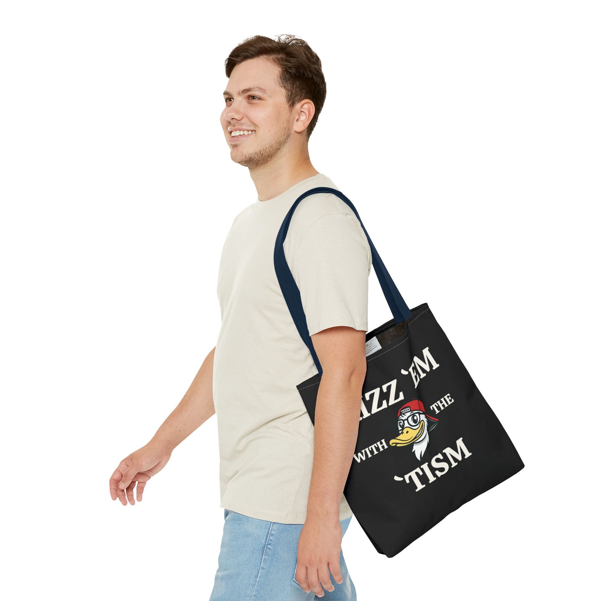 Rizz 'Em With the Tism Tote – Unfiltered. Unbothered. Unmatched.