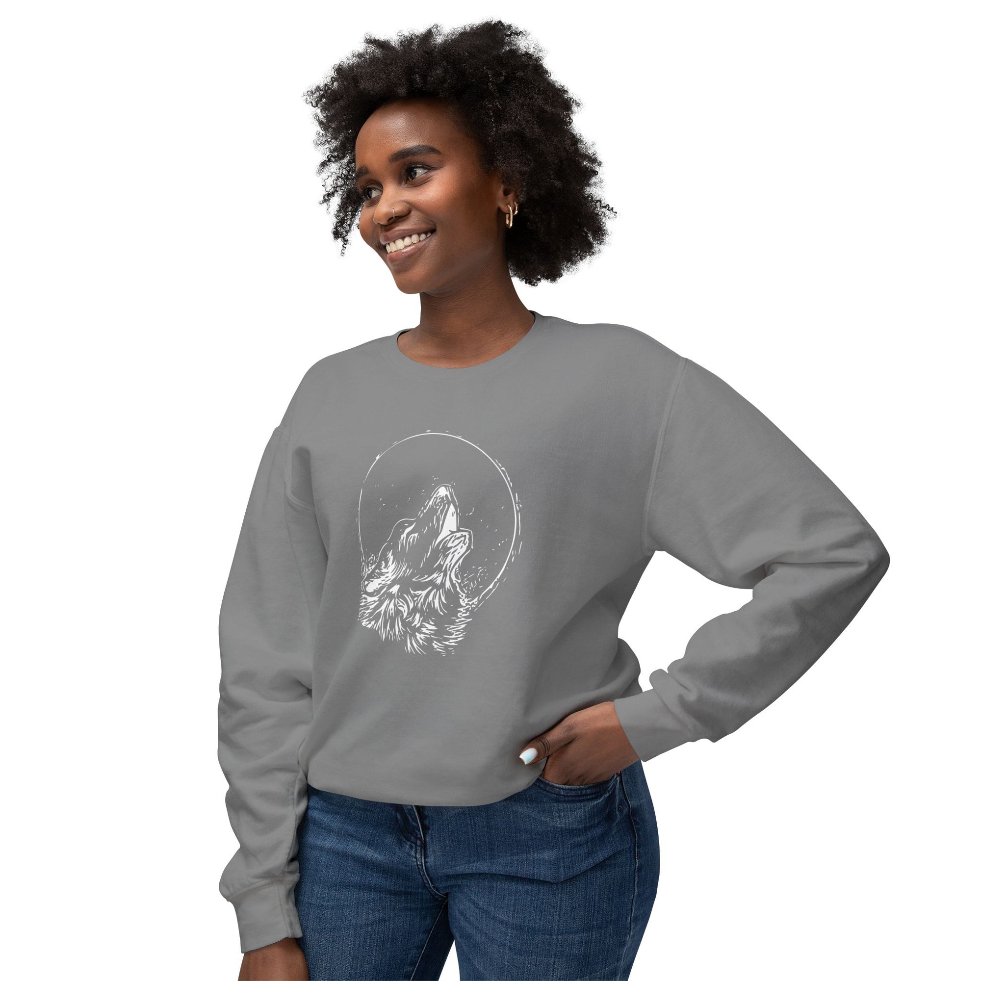 Lunar Howl Sweatshirt – Unleash the Wild Within